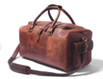 Leather Duffle Bag - Image 4